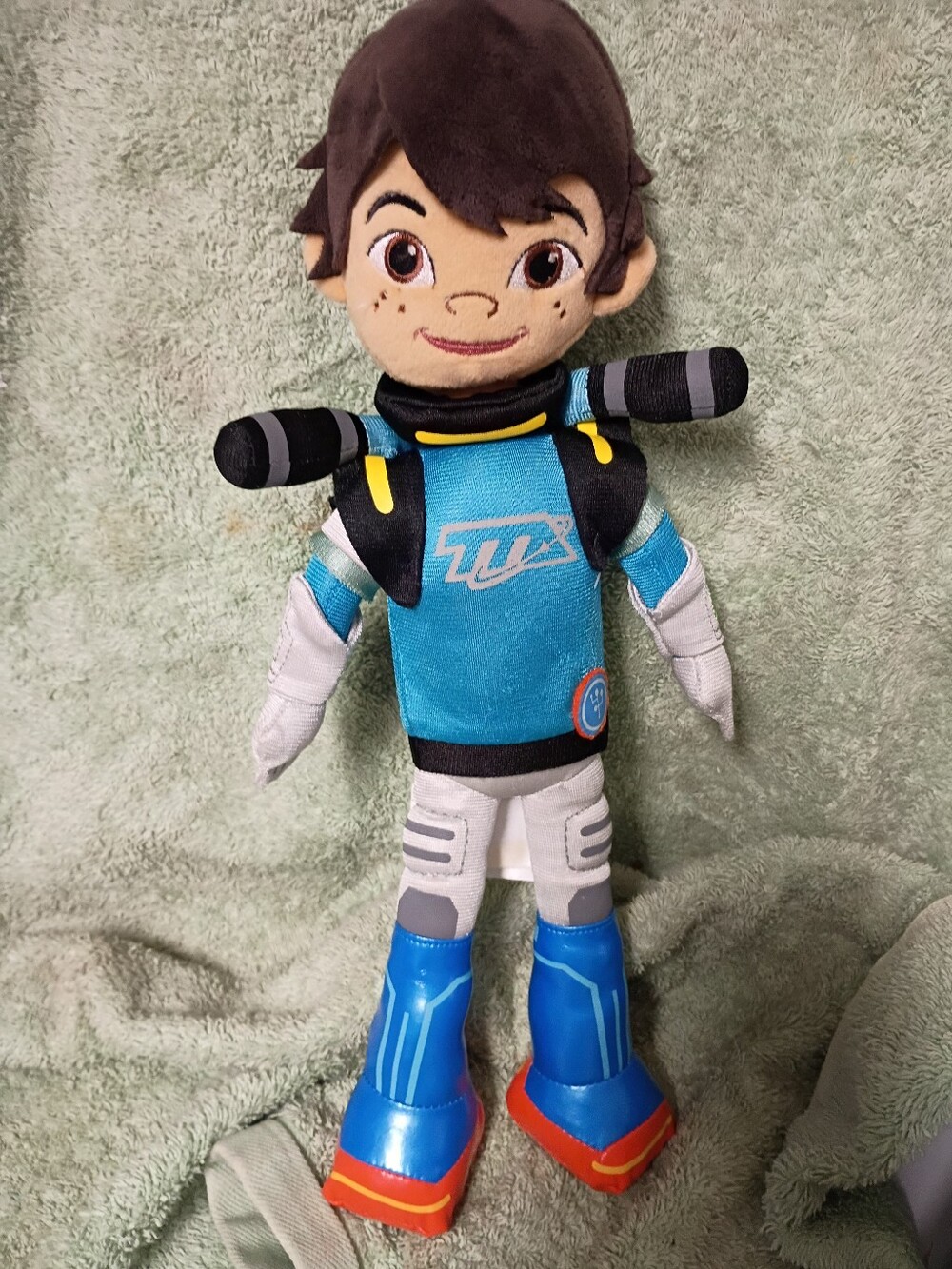 Disney Miles Callisto From Tomorrowland Blue and Brown Plush Action Figure Doll